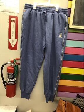 Champion women’s blue joggers XL gold trim new from target